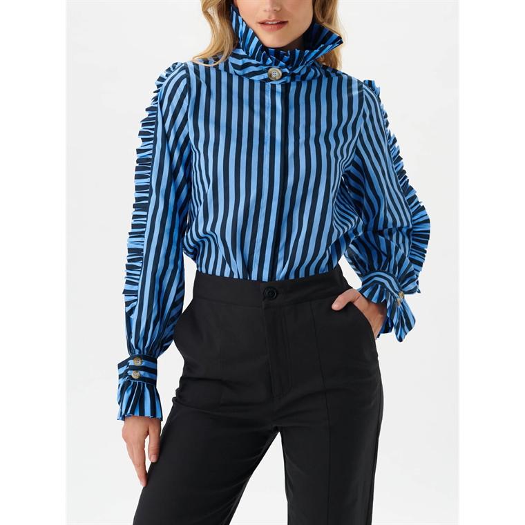 Dea Kudibal Mimi Skjorte, Stripe Ocean